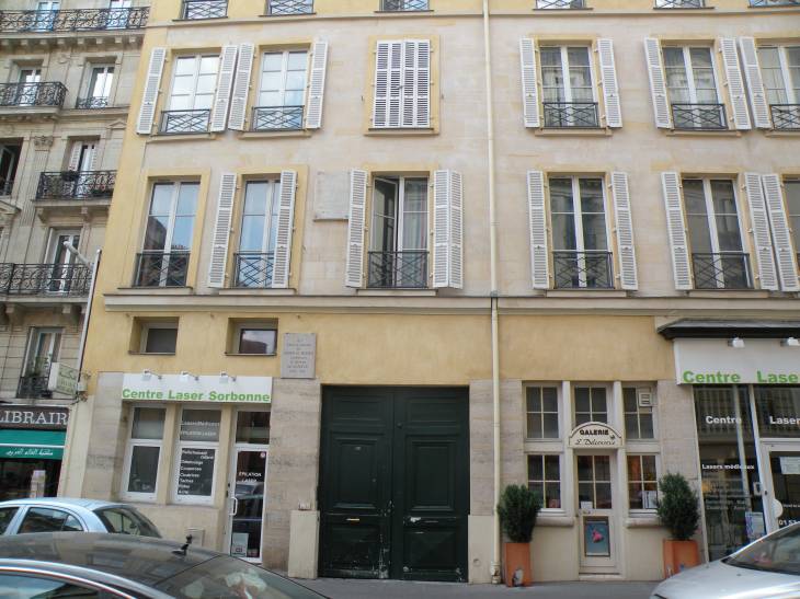  immeuble situé rue Saint-Jacques, à l'emplacement de la maison de Jehan de Meung (1270-1305)